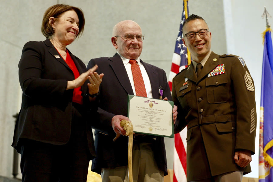 Army awards Purple Heart to Minnesota veteran of Korean War 73 years after combat