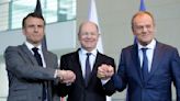 Germany, France and Poland vow to procure more weapons for Ukraine in a show of unity