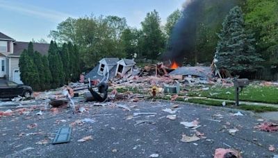 'Horrific scene': New Jersey home leveled by explosion, killing 1 and injuring another