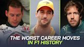 The worst driver moves in F1 history: Daniel Ricciardo to Jacques Villeneuve