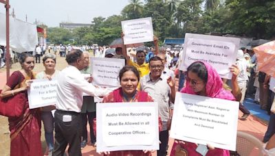 Mumbai: Citizens Under The Banner Of FACC Protest At Azad Maidan To Stand Against Corruption & Malpractices In...