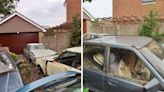 Couple's anger over 'jungle' garden filled with abandoned cars next door