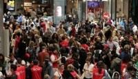 The Paris Montparnasse train station was packed with desperate passengers after 'sabotage' attacks on the rail network paralysed services ahead of the opening of the Olympic Games