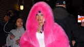 Nicki Minaj Pulls Off an Electric Quick Change in Two Neon Fur Coats