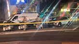 Motorcycle hits, critically injures pedestrian near Las Vegas Strip