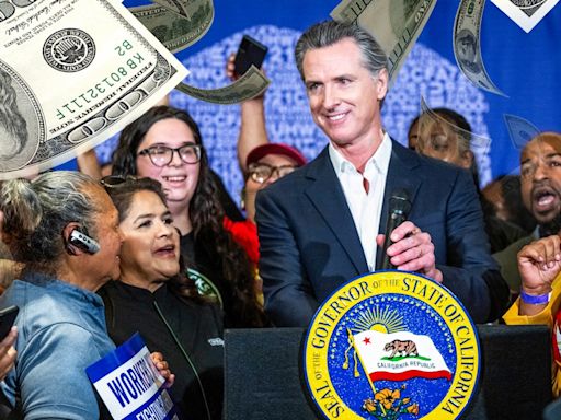 Newsom, California business group spar over contrasting job numbers after minimum wage hike