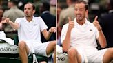 Medvedev has meltdown after 'losing set'.. but Wimbledon ace gets score wrong