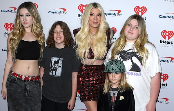 Tori Spelling Reveals Body Piercing She Got With Kids for Mother's Day