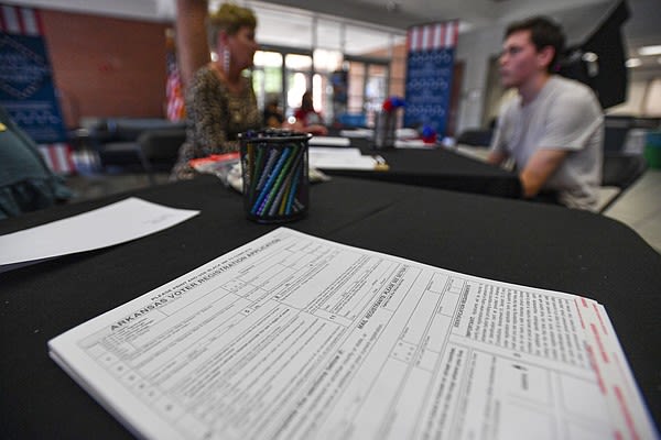 Arkansas lawmakers OK emergency rule barring electronic signatures for voter registration; change starts Saturday | Northwest Arkansas Democrat-Gazette