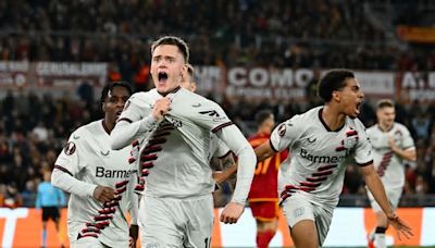 Bayer Leverkusen aprovechó un blooper de Roma, anotó un golazo y acaricia la final de la Europa League