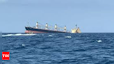 Merchant ship sinks in red sea after fatal attack by Yemen's Houthi rebels - Times of India