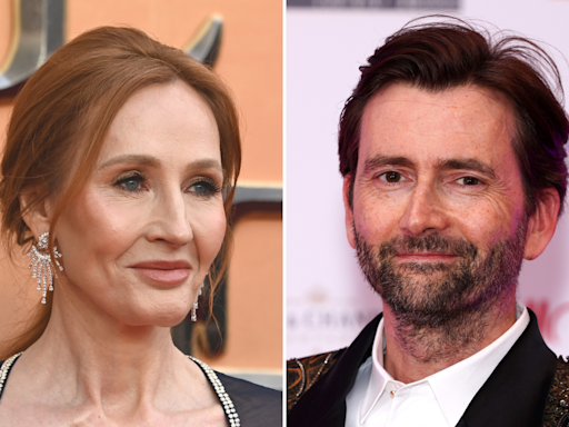 JK Rowling says David Tennant is part of ‘gender Taliban’ after trans rights support