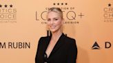 Charlize Theron Embraces the Peekaboo Bra Layering Trend With Lace Details at Critics’ Choice LGBTQ Cinema & Television Celebration