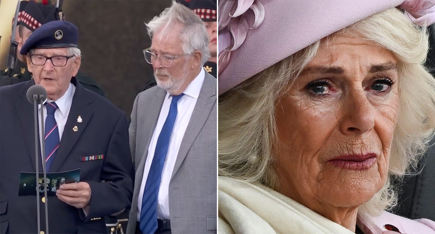 The D-Day poem and veteran speech that moved Queen Camilla to tears