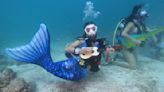Underwater music show in the Florida Keys promotes awareness of coral reef protection