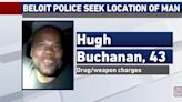 Beloit police looking for suspect who faces drug, weapon charges