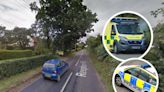 Emergency services called to flipped van after crash with car