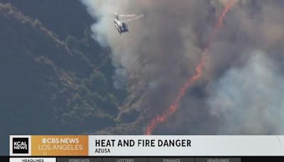 Firefighters continue to battle Fork fire in Azusa amid high heat