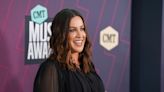 Alanis Morissette stuns in all-black on CMT Awards red carpet