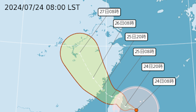 「凱米」暴風圈凌晨觸陸 颱風中心估今天深夜自宜花登陸