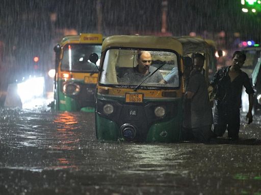 Heavy rain lashes Delhi, ‘red’ warning issued