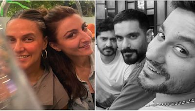 Soha Ali Khan says 'it's all about the perspective' as she chills with Kunal Kemmu, Neha Dhupia and Angad Bedi