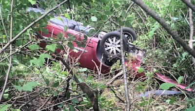 SLIDESHOW: Police rescue woman trapped for hours in overnight crash in Youngstown