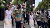 Anant Ambani and Radhika Merchant walk hand-in-hand as they attend Olympic games in Paris. Watch