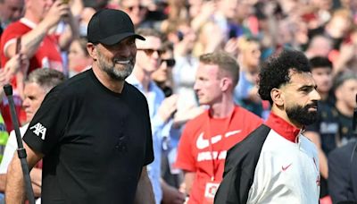 Mohamed Salah has shown what he really thinks about Jurgen Klopp after Liverpool 'trouble' admission
