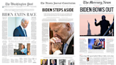 'The End': How newspapers around the world covered Biden's exit from the race