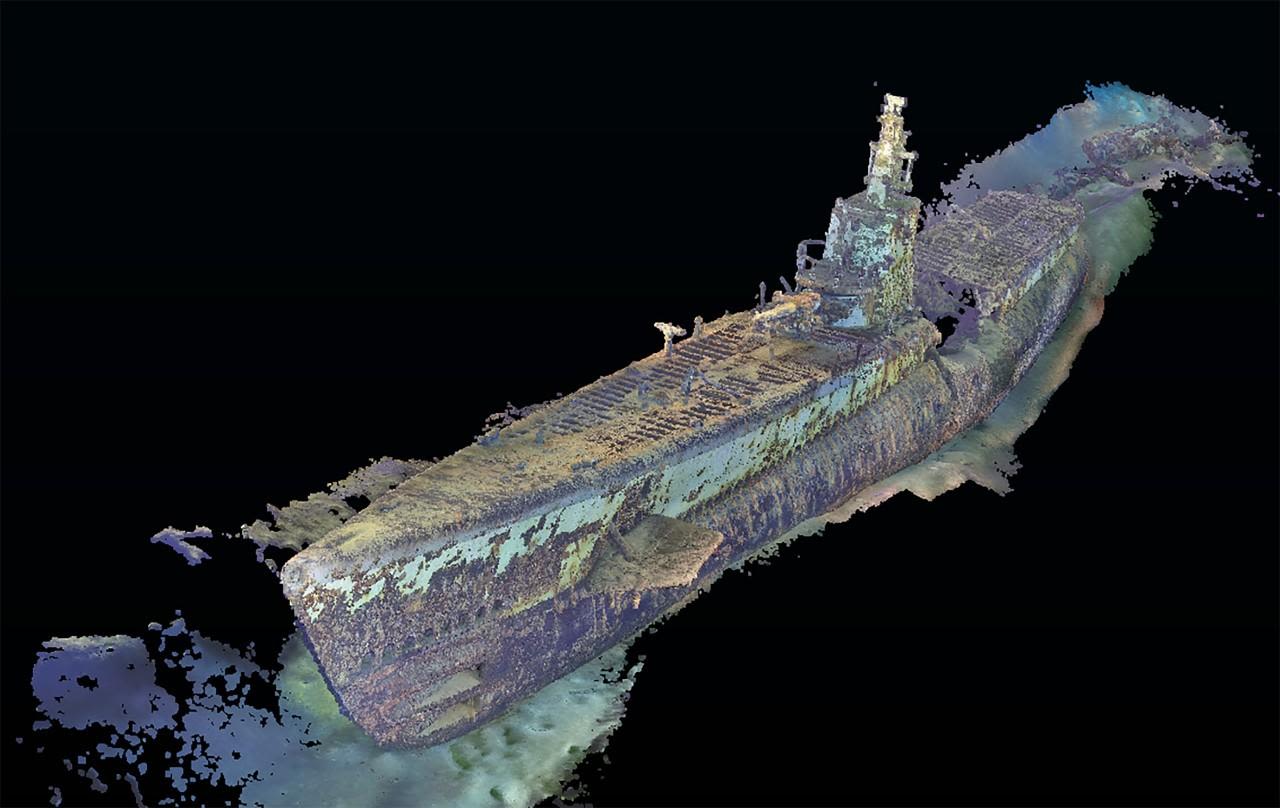 Legendary U.S. WWII submarine located 3,000 feet underwater