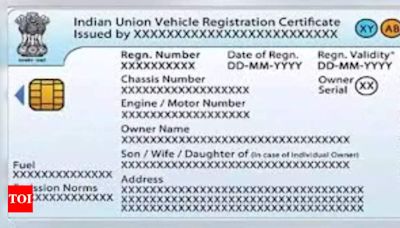 Vehicle registration certificate renewal application: A detailed guide to apply for RC renewal online | - Times of India