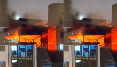Incendio en corazón de Mesa Redonda: Bomberos tienen dificultades para llegar a la emergencia por presencia de ambulantes