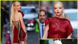 Anya Taylor-Joy Rocks Daring, Back-Baring Dress During ‘Furiosa’ Promo Tour in NYC