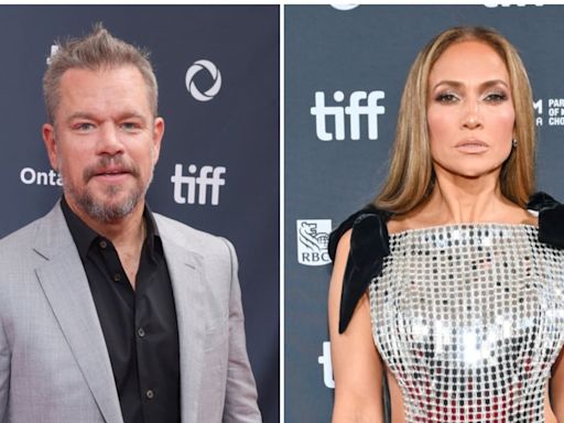 Jennifer Lopez, de la mano de Matt Damon, mejor amigo de Ben Affleck