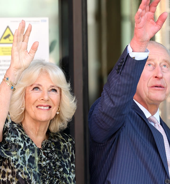 ...Charles Poses for Striking Photo in Return to Royal Duties, Queen Camilla Wears Leopard-Print Dress & More