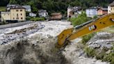 3 missing in a landslide in Swiss Alps as heavy rains cause flash floods