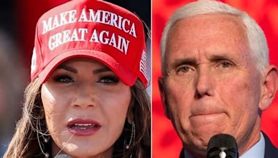 Kristi Noem Rips Mike Pence For Having 'Failed' Trump Since Threat-Filled Jan. 6