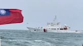 中國海警船與公務船組隊闖金門海域操演 海巡蒐證強力驅離
