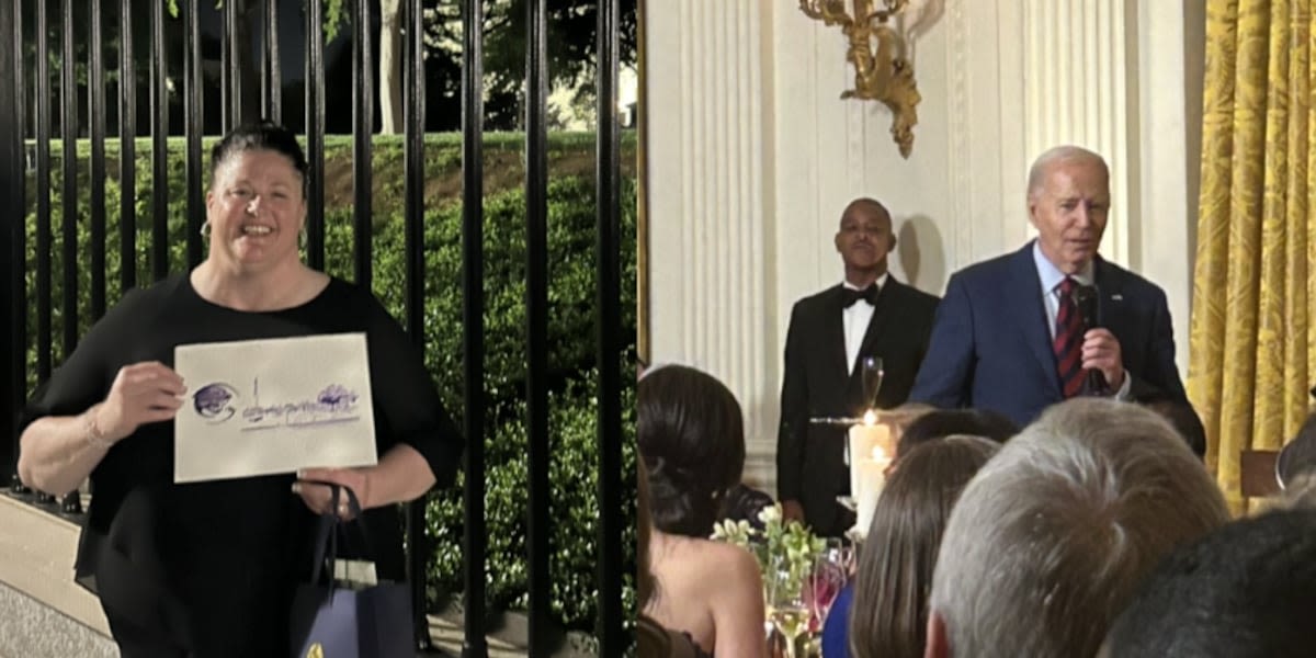 ND teacher of the year dines with President Joe Biden at Jill Biden’s annual White House dinner