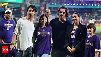 Watch: Celebrating Kolkata Knight Riders' IPL triumph in Shah Rukh Khan style | Cricket News - Times of India