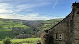 Inside beautiful home nestled in Yorkshire valley with stone floors, exposed beams and wood burning stoves