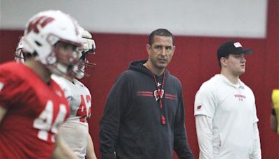 Wisconsin football coach Luke Fickell harps his team's discipline on first day of fall camp