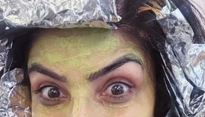 ‘Green’ Raveena Tandon shares glimpse of her hair transformation