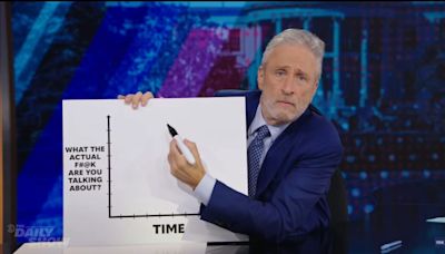 Jon Stewart Perfectly Skewers Trump’s Nonsensical Ramblings