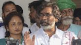 Top news of the day: Hemant Soren walks out of jail after Jharkhand High Court grants him bail; Congress MP Phulo Devi Netam faints during Opposition protest...