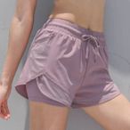 YYDS   防走光運動短褲女 寬鬆薄款高腰瑜伽褲 速乾排汗健身跑步短褲