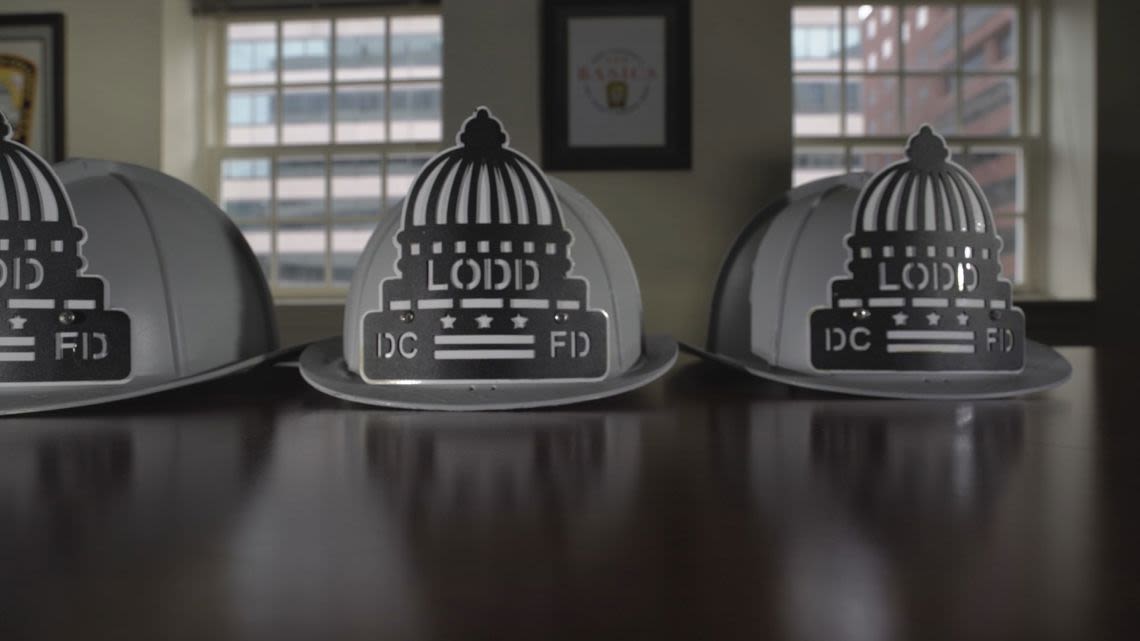 "A powerful reminder of the sacrifices made" | Memorial helmets to honor DC firefighters who lost their lives in line of duty