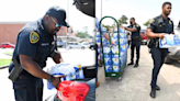 Houston police join forces with Kroger for water distribution