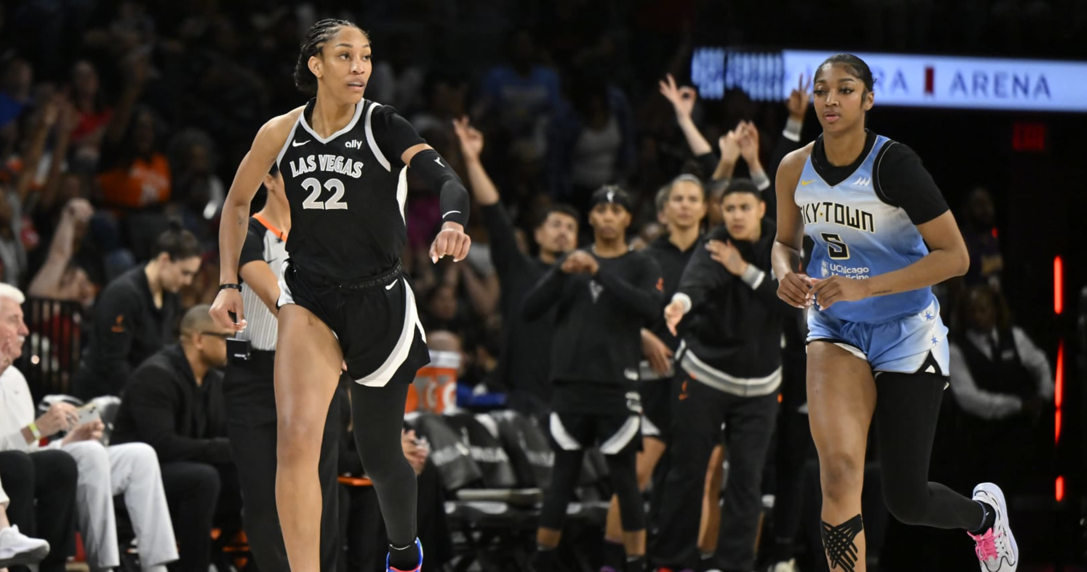 Angel Reese vs. A'ja Wilson Duel Draws Rave Reviews from WNBA Fans as Sky Beat Aces